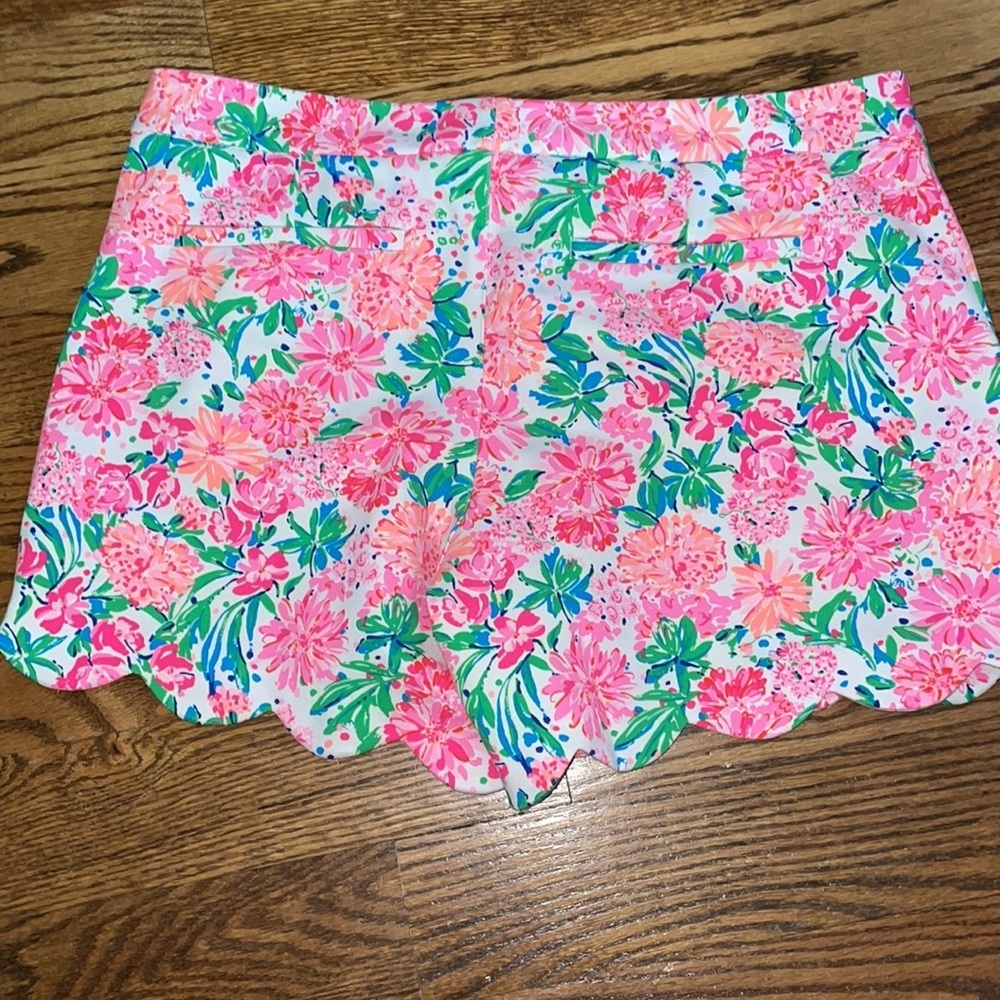 Lilly Pulitzer Resort White That's What I Herd 5" Buttercup Knit Short NWT 10 - Picture 9 of 9